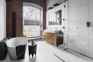 GNS Tile KIT003 KITKAT WHITE GLOSS MOSAIC 22.5X146.5