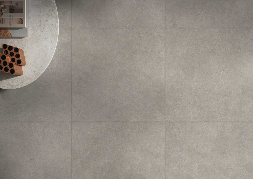 Misto Stone Grey Matt P4 Stone Look Tile 600x600mm