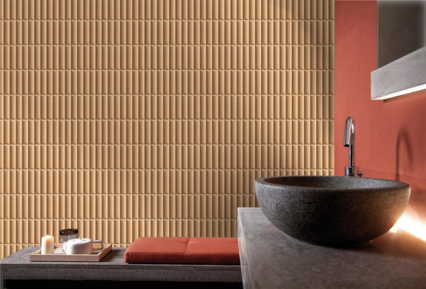 GNS Tile PEQCYS520 M5200T1 (Y4B052100) PEQUENO TERRACOTTA CLAY SATIN 50X200