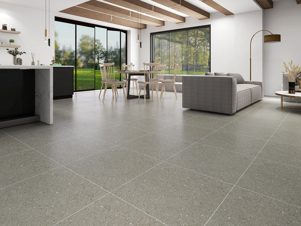 VICTILES Tile 6PDBGYM  PRIME DOUBLE LIGHT GREY MATT 600X600