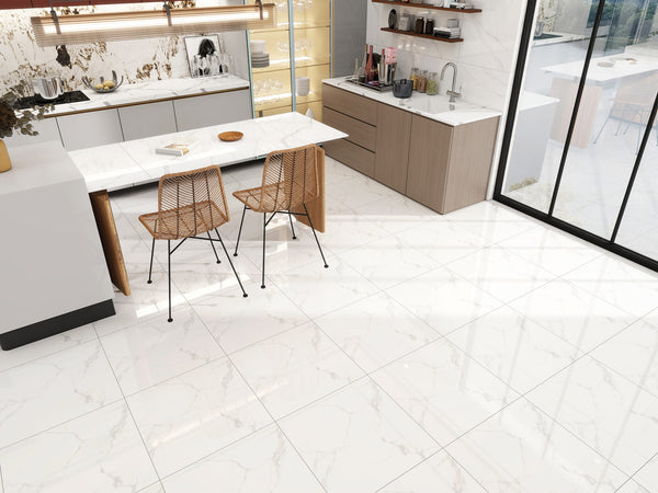 VICTILES Tile 6PMKWHP  PRIME MARKOVA WHITE POLISHED 600X600