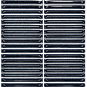 GNS Tile UKB009 UKIBORI MIDNIGHT BLACK GLOSS 15X145MM