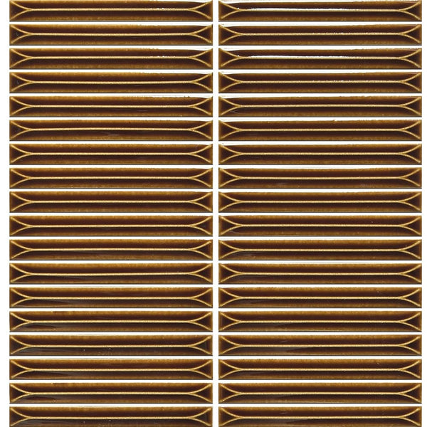 GNS Tile UKB010 UKIBORI AUTUMN TERRACOTTA GLOSS 15X145MM