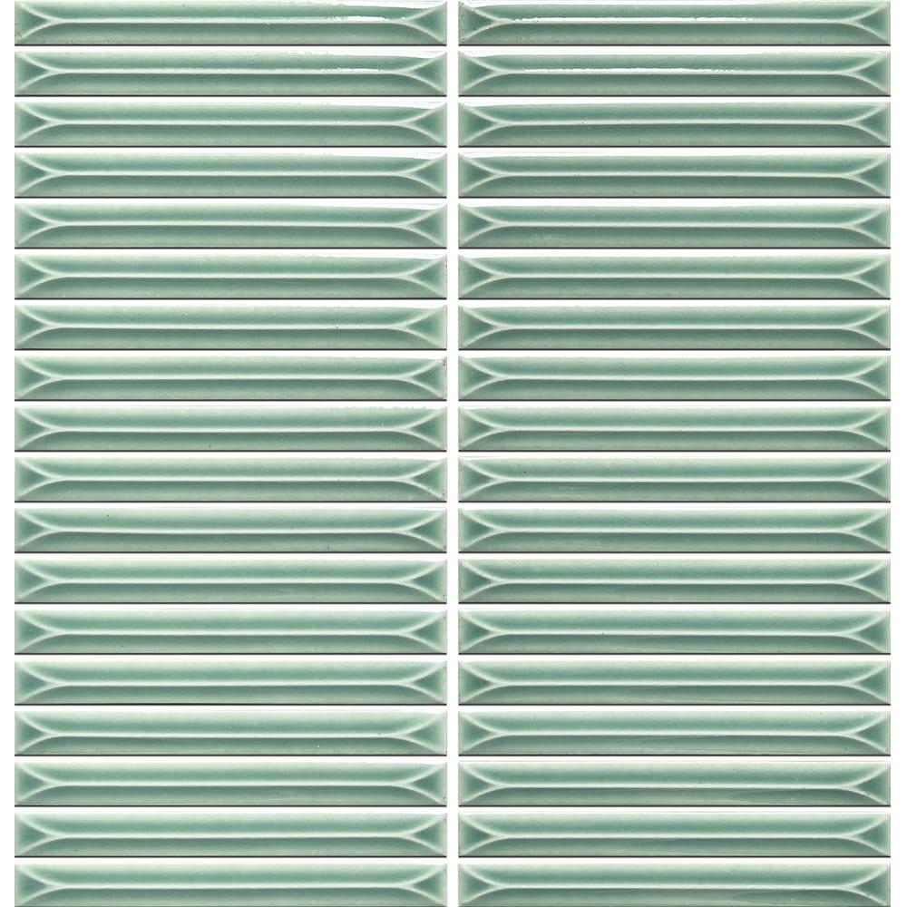 GNS Tile UKB032 UKIBORI FROSTY MINT GLOSS 15X145MM