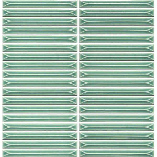 GNS Tile UKB032 UKIBORI FROSTY MINT GLOSS 15X145MM