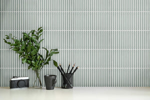 GNS Tile UKB062 UKIBORI SILVER SAGE GLOSS 15X145MM