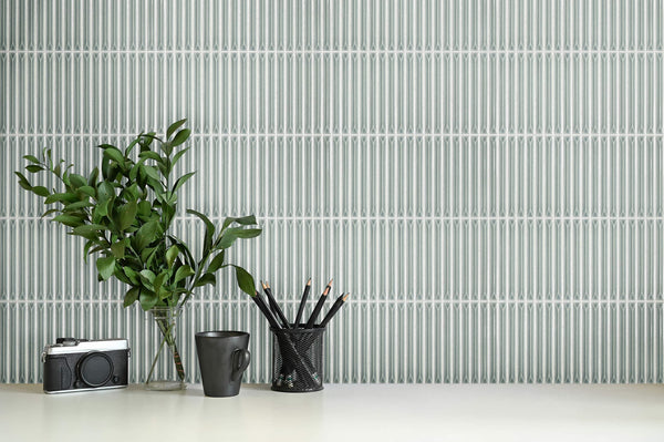 GNS Tile UKB062 UKIBORI SILVER SAGE GLOSS 15X145MM