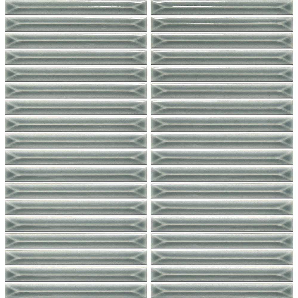 GNS Tile UKB062 UKIBORI SILVER SAGE GLOSS 15X145MM