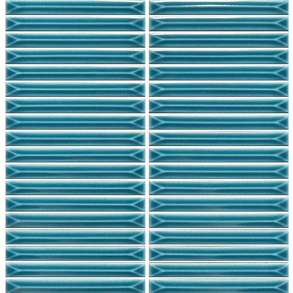 GNS Tile UKB074 UKIBORI SEA GLOSS 15X145MM