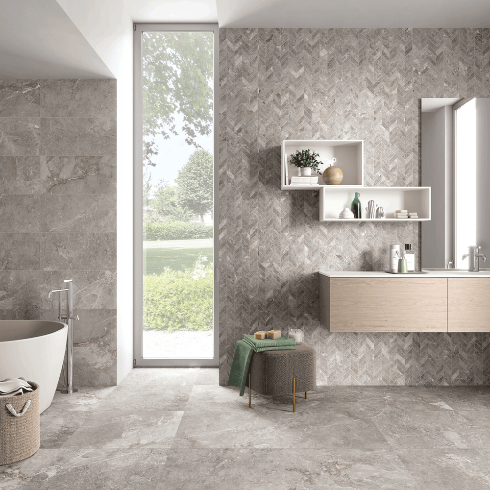Everstone StoneAge 3D Natural Finish 300x600mm Made in Italy - Savoir Blue