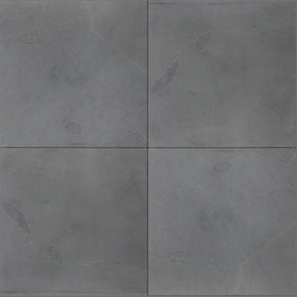 Roman Tile Basalt Bluestone Sawn 400 grit Tile 600x600x20mm