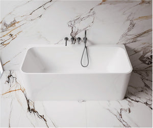 SY-193-140 Helix Collection Back To Wall Bathtub 1400mm (Long) x 700mm (Wide) x 600mm (Height)