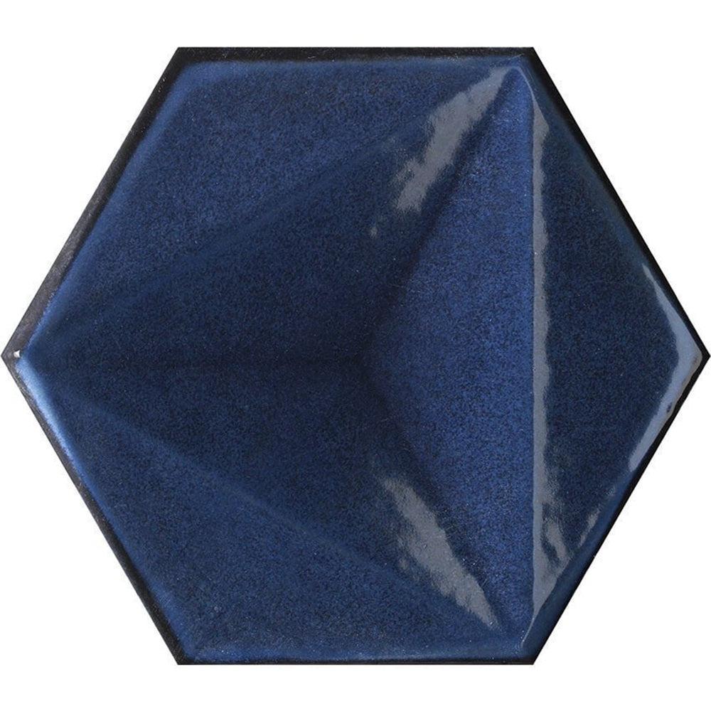 Chroma Blu Hexagon 150x173mm
