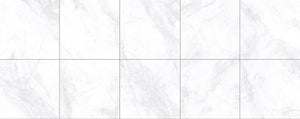 HF Tile Flurries White 600x600 Soft Matt
