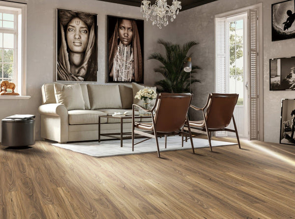 HTT Flooring simple AquaGlow 72 hours Waterproof Laminate 1830x195x12mm - Spotted Gum
