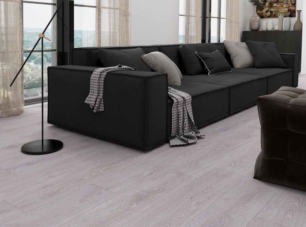 MTF Water resistant Laminate Flooring 1216x190x12mm - Grey Oak