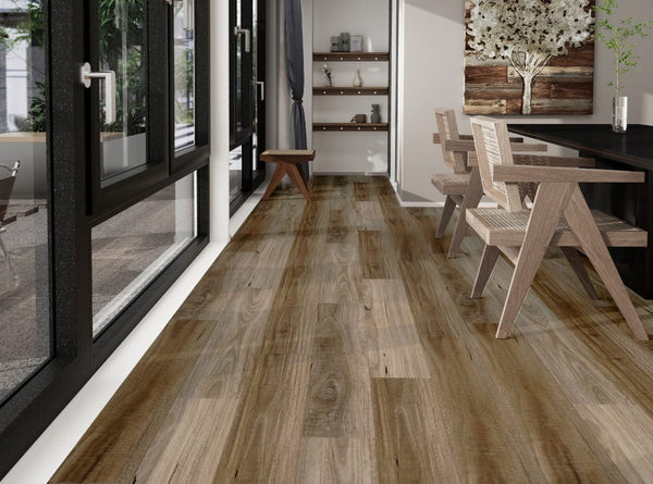 HTT Flooring simple MTF Water resistant Laminate Flooring 1216x190x12mm - Spotted Gum