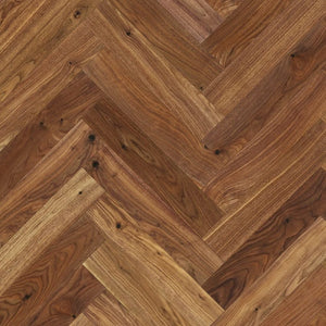 HTT Flooring Timber Flooring Crosswood European Oak Engineered Herringbone 600x127x14/3mm - American Walnut