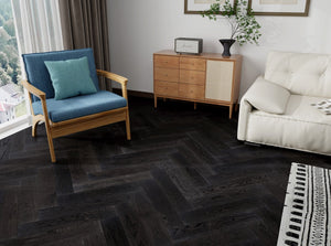 HTT Flooring Timber Flooring Crosswood European Oak Engineered Herringbone 600x127x14/3mm - Brescia