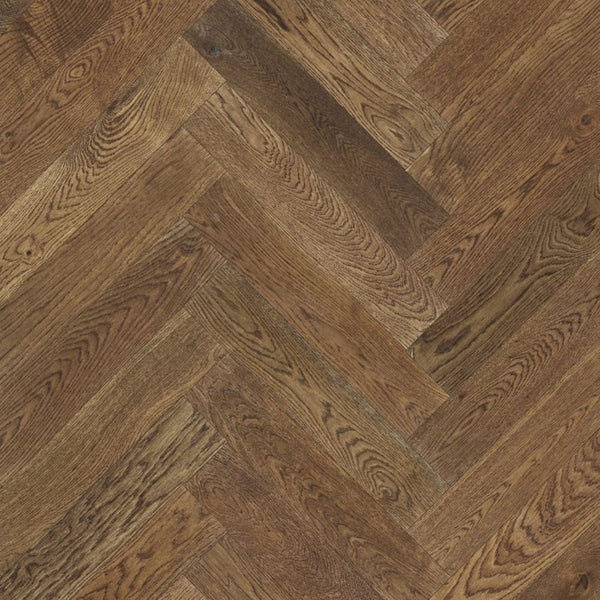 HTT Flooring Timber Flooring Crosswood European Oak Engineered Herringbone 600x127x14/3mm - Cuban