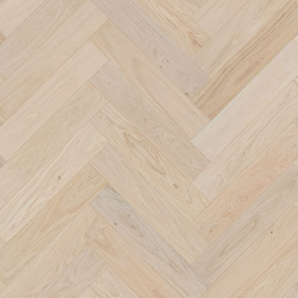 HTT Flooring Timber Flooring Crosswood European Oak Engineered Herringbone 600x127x14/3mm - Raw Timber