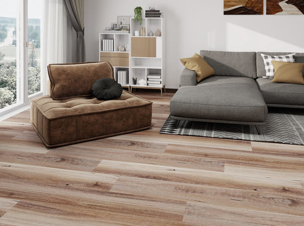 HTT Flooring Timber Flooring Duro 9.5mm Hybrid Flooring 1800 x 228 x 9.5mm - Spotted Gum
