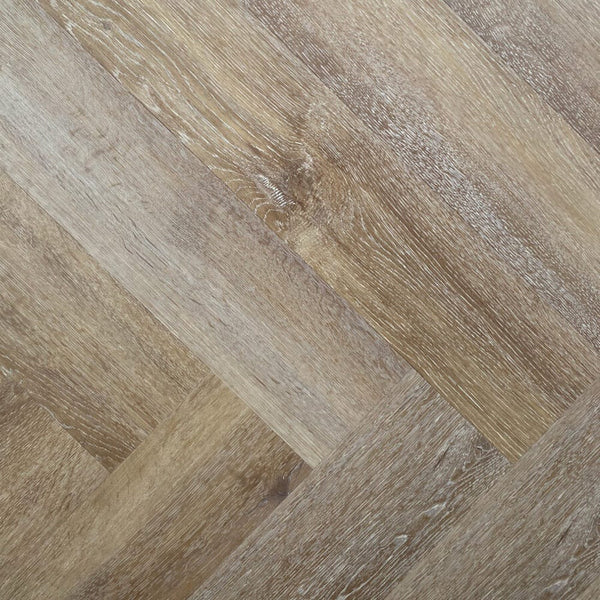 HTT Flooring Timber Flooring Obsidian 9mm Herringbone Hybrid Floor 625 x 125 x 9.0mm - Sunset