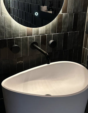 DSS Tile Coco Black Hat Matt Subway Tile 50X150mm Made in Spain