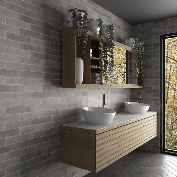 DSS Tile Argile Concrete Matt Subway Tile 60X246mm