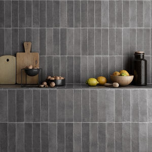 DSS Tile Argile Dark Matt Subway Tile 60X246mm