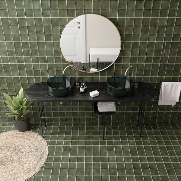 DSS Tile Argile Khaki Matt Subway Tile 100X100mm