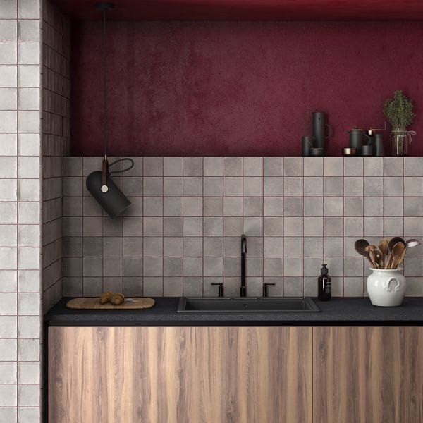 DSS Tile Argile Concrete Matt Subway Tile 100X100mm