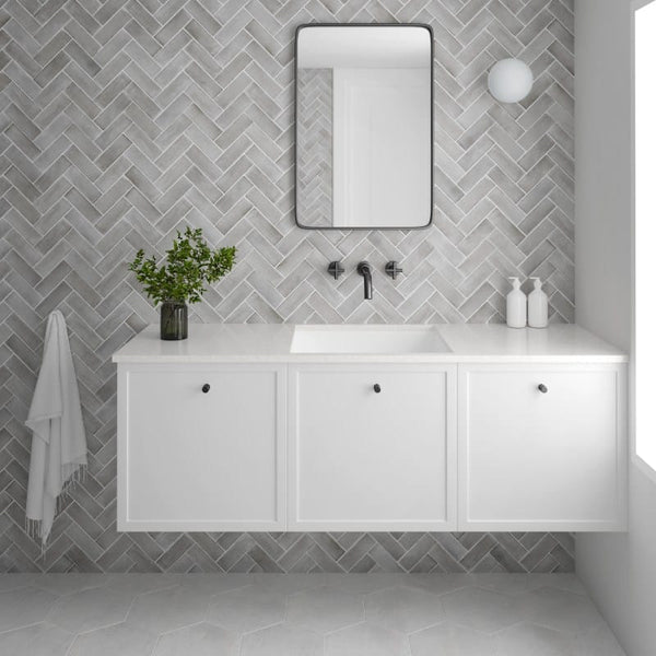 DSS Tile Coco Amber Grey Matt Subway Tile 50X150mm Made in Spain