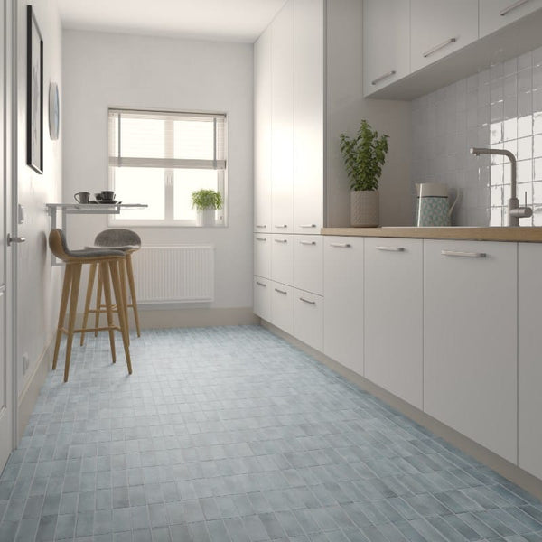 DSS Tile Coco Blue Grass Matt Subway Tile 50X150mm Made in Spain