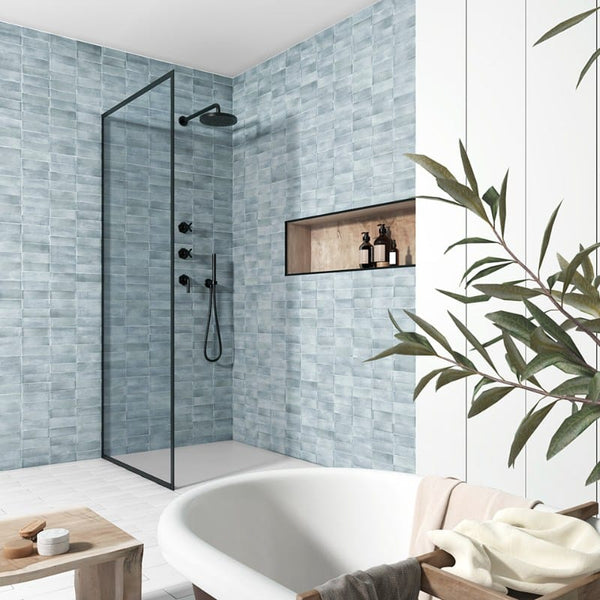 DSS Tile Coco Blue Grass Matt Subway Tile 50X150mm Made in Spain