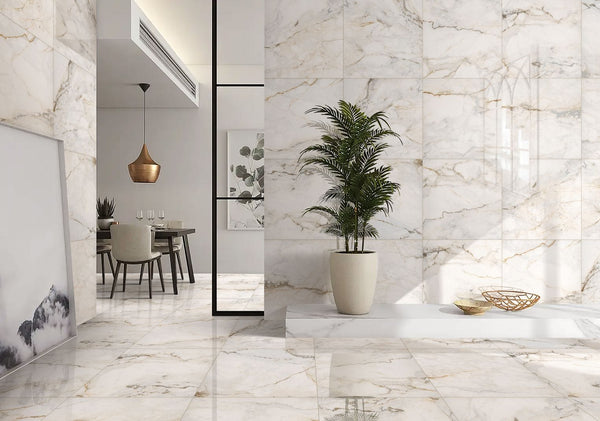 DSS Tile Luna Gold Polished Tile 600x600mm