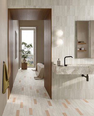 DSS Tile Plyta White Brick Subway Tile 60x250mm