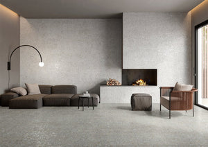 DSS Tile Frammenta Terrazzo Look Tile Bianco Polish 300x600mm