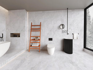 DSS Tile Arctic Tundra White Matt Tile 600x1200mm