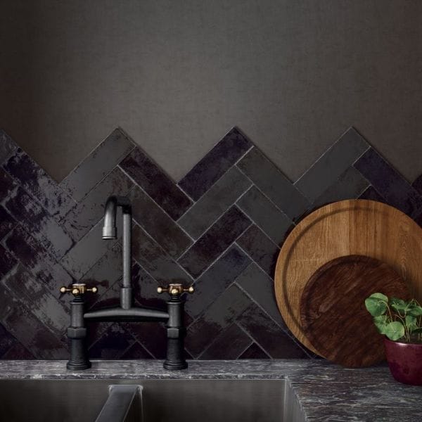 DSS Tile La Riviera Tourmaline Gloss Subway Tile 65X200mm