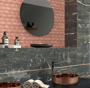 ET Tile Sirena Copper Mosaic Tile 300X200mm