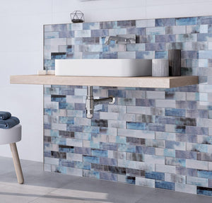 ET Tile Sublime Blue Mosaic Tile 298x298mm