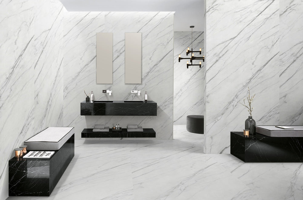 Opulence Collection - SSOP05 Vience White 3200x1600x12mm Polished Finish