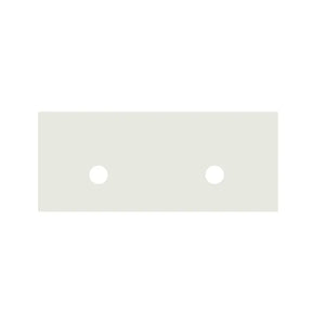 KDK Vanity Top Alba White Silica-Free Quartz Vanity Top 1200x460x20mm