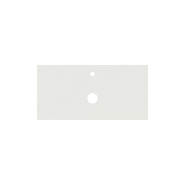 KDK Vanity Top Alba White Silica-Free Quartz Vanity Top 600x460x20mm