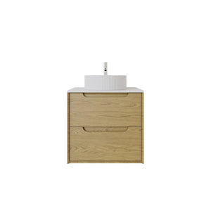 KDK Vanity Brooklyn Red Oak Wall Hung Vanity Cabinet 600mm