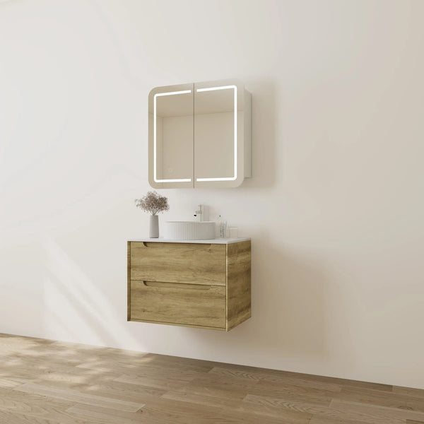 KDK Vanity Brooklyn Ashwood Wall Hung Vanity Cabinet 750mm