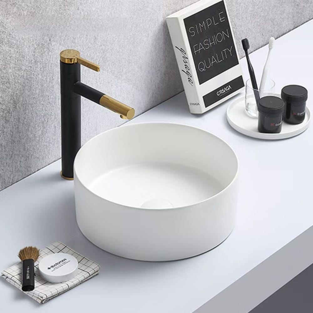 KDK Basins PA3011MW Above Counter Basin 301*301*107mm Matt White
