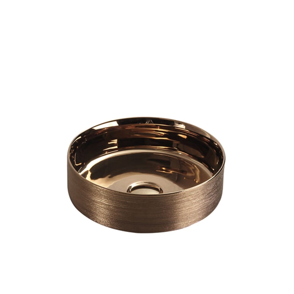 KDK Basins PA3535RG Above Counter Basin 346*346*114mm Rose Gold
