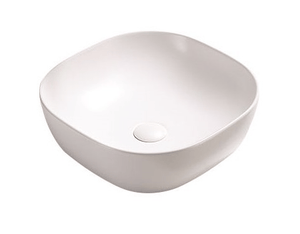 KDK Basins PA37375MW Above Counter Basin 370*370*120mm Matt White
